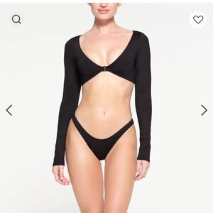 Black Skims bikini bottoms